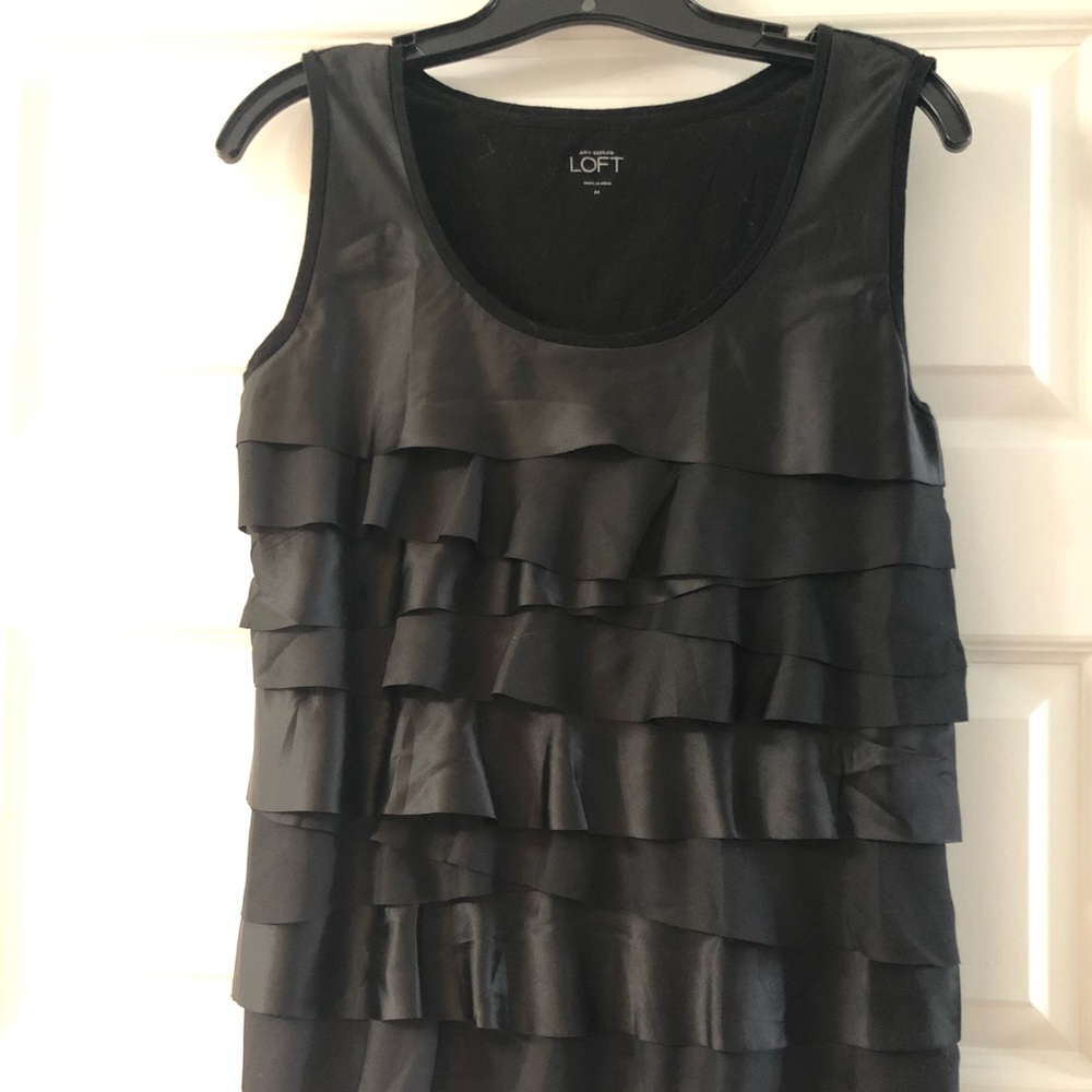 Ann Taylor Loft Black tank